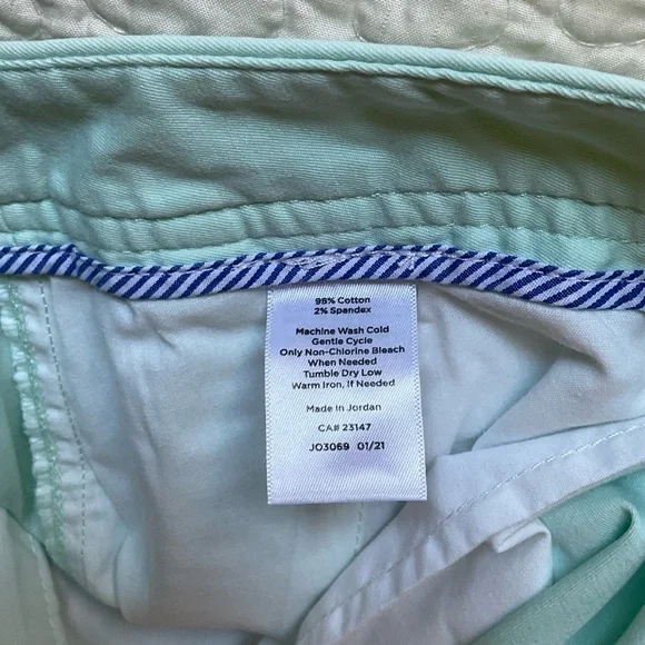 Talbots Relaxed Chino Mint Green 4 Pocket - Picture 4 of 8